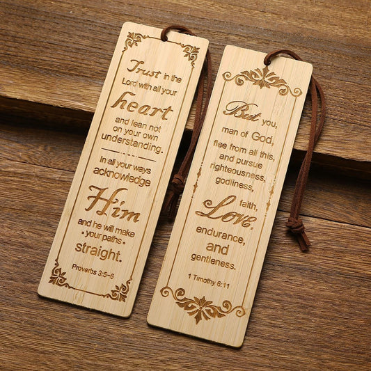 Handcrafted Bamboo Bible Bookmarks™ – Meaningful Christian Gifts