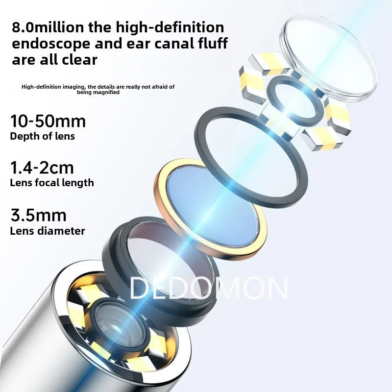 ClearView™ Smart Ear Cleaner – HD Camera Ear Wax Removal Tool with Real-Time Visual Inspection