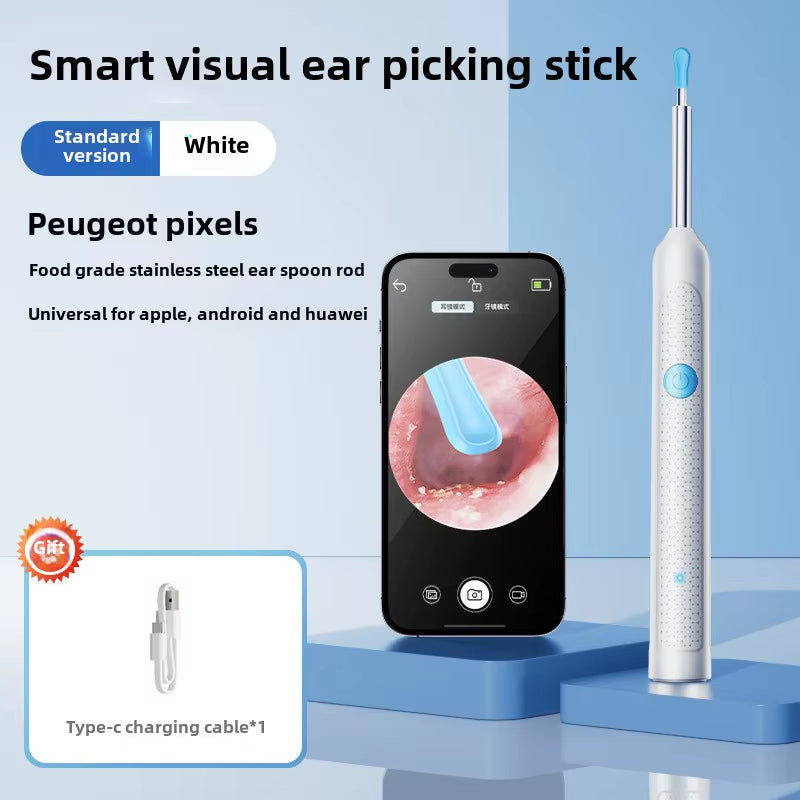 ClearView™ Smart Ear Cleaner – HD Camera Ear Wax Removal Tool with Real-Time Visual Inspection