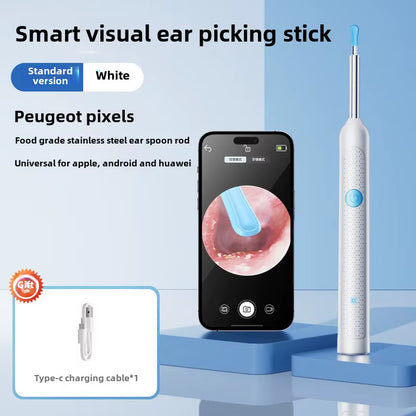 ClearView™ Smart Ear Cleaner – HD Camera Ear Wax Removal Tool with Real-Time Visual Inspection