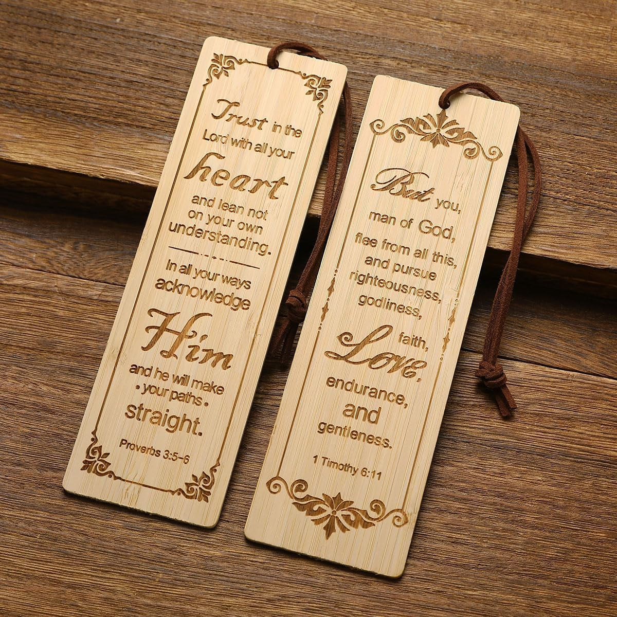 Handcrafted Bamboo Bible Bookmarks™ – Meaningful Christian Gifts