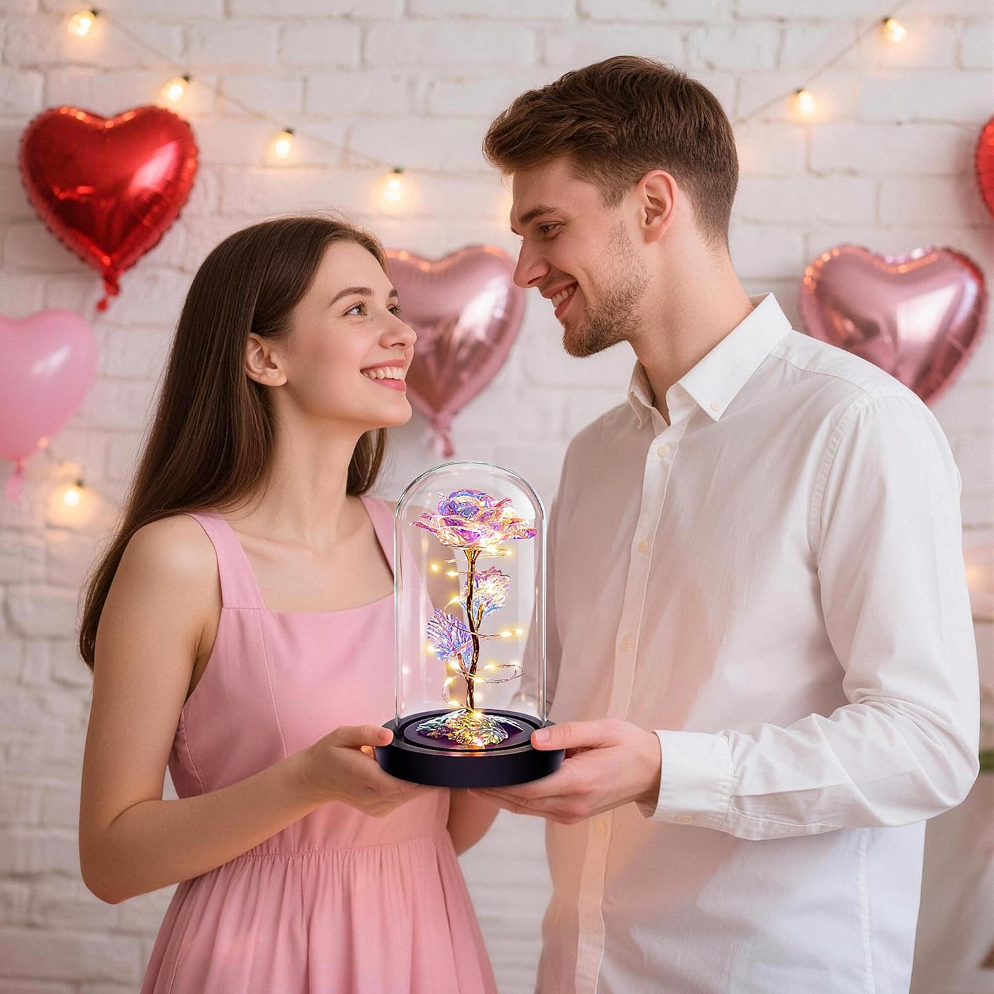 Timeless Love Rose™ – LED Glass Dome Flower Gift for Mom & Grandma