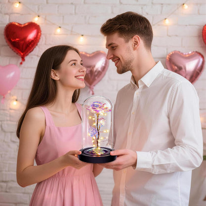 Timeless Love Rose™ – LED Glass Dome Flower Gift for Mom & Grandma