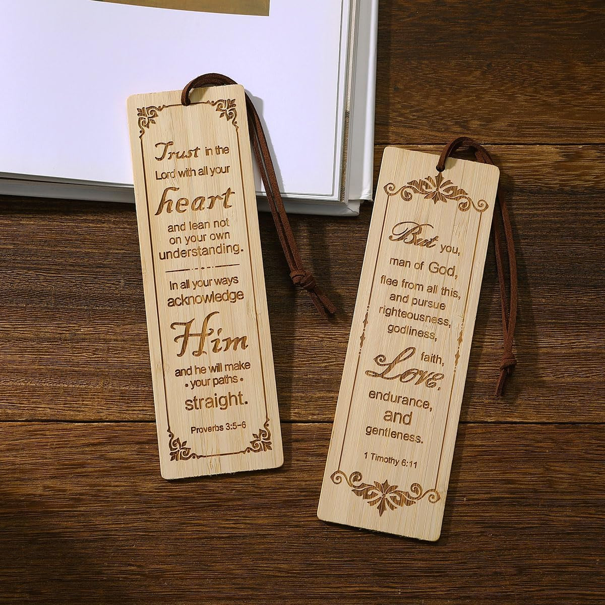 Handcrafted Bamboo Bible Bookmarks™ – Meaningful Christian Gifts