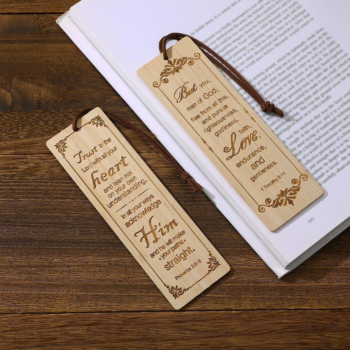 Handcrafted Bamboo Bible Bookmarks™ – Meaningful Christian Gifts