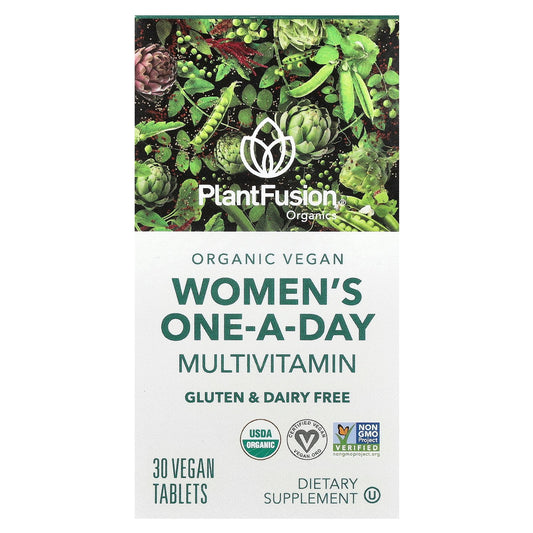 Women'S One-A-Day Multivitamin, Organic Vegan, 30 Vegan Tablet