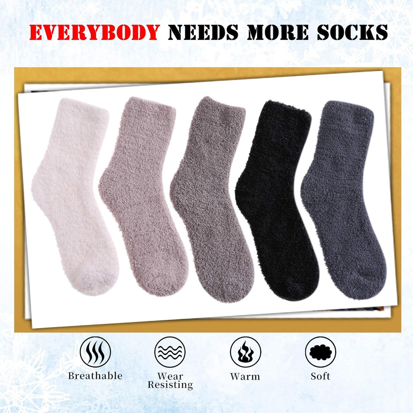 Cozy Cloud Socks™ – Super Soft Plush Slipper Socks for Women