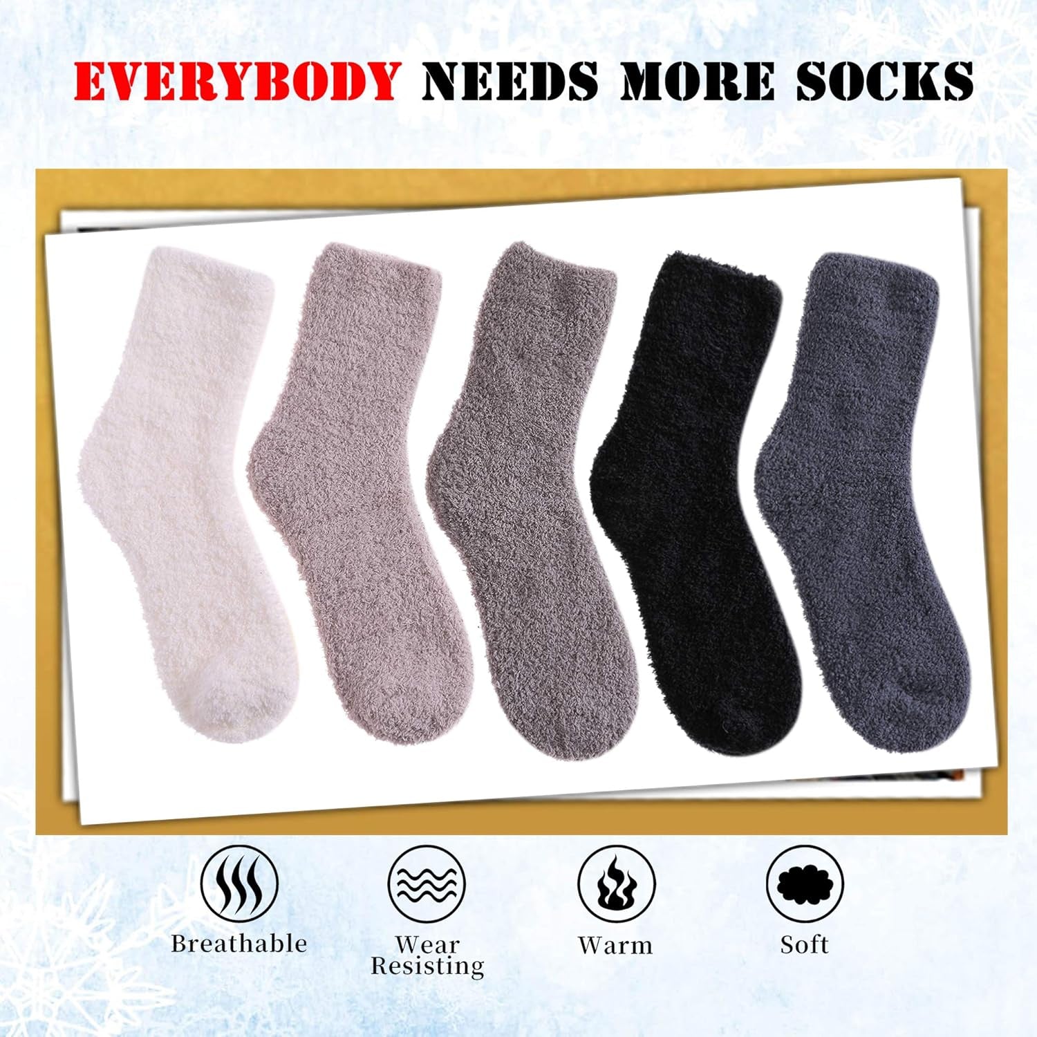 Cozy Cloud Socks™ – Super Soft Plush Slipper Socks for Women