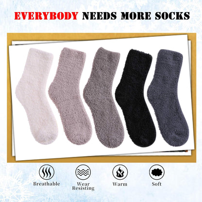 Cozy Cloud Socks™ – Super Soft Plush Slipper Socks for Women