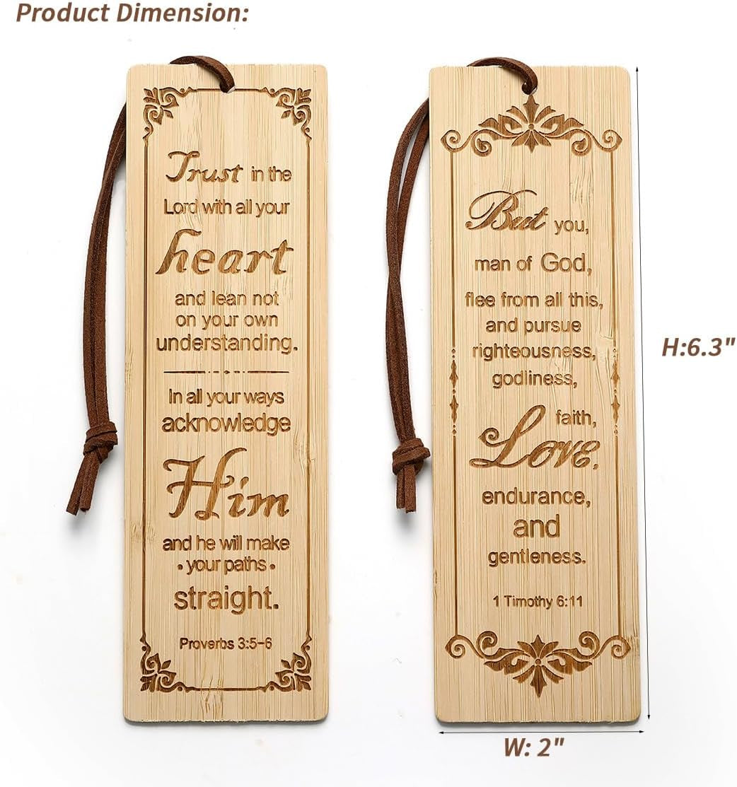 Handcrafted Bamboo Bible Bookmarks™ – Meaningful Christian Gifts