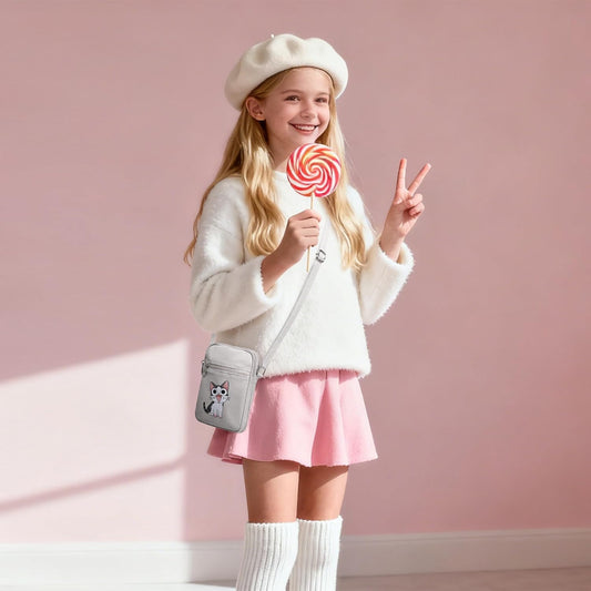 Everyday Mini Crossbody™ – Stylish Canvas Phone Purse for Girls