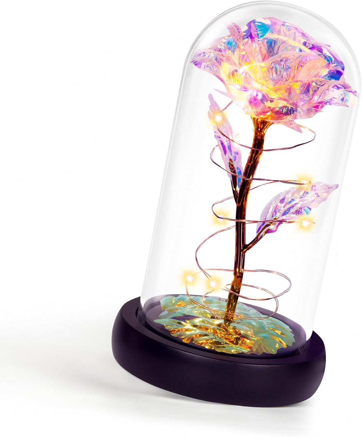 Timeless Love Rose™ – LED Glass Dome Flower Gift for Mom & Grandma