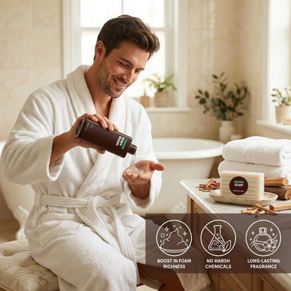 The Ultimate Men's Gift Box™ – 10-Piece Sandalwood Grooming & Relaxation Set
