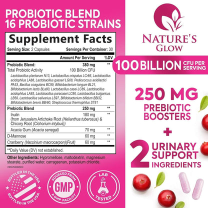Probiotics for Women - for Digestive Health, Immune Support, & Vaginal Health