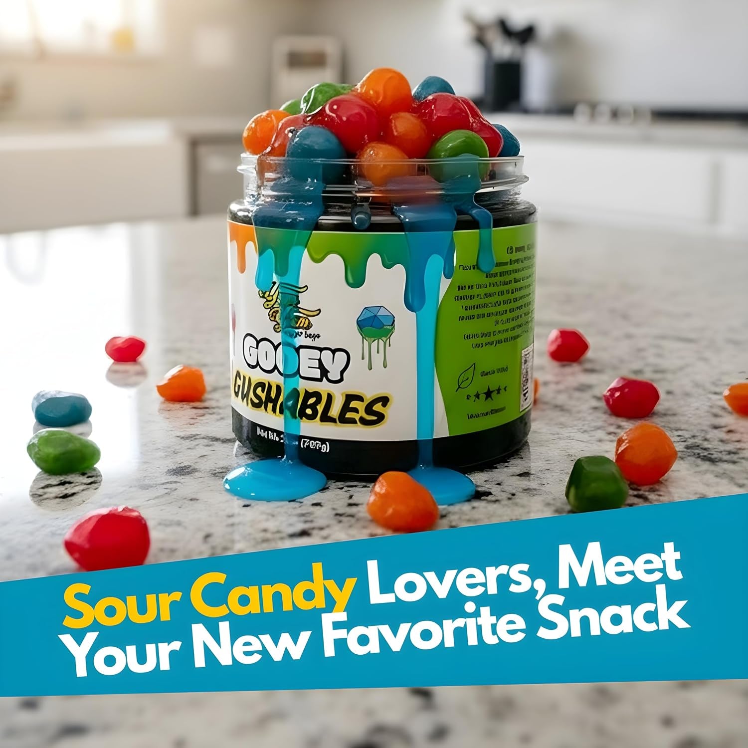 Gooey Blast™ Sour Blue Raspberry Gummies – The Viral Candy Explosion Everyone's Talking About
