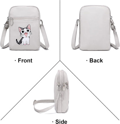 Everyday Mini Crossbody™ – Stylish Canvas Phone Purse for Girls