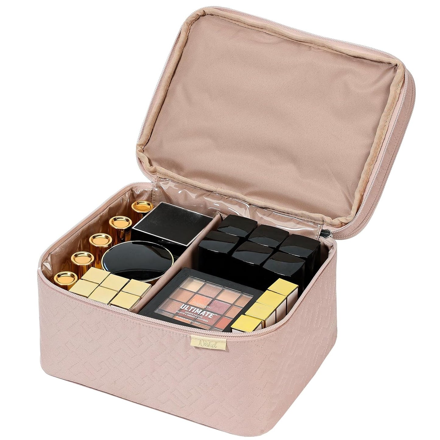 ### Beauty Essentials Travel Case™ – Double-Layer Makeup Organizer for Women