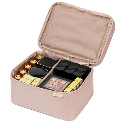 ### Beauty Essentials Travel Case™ – Double-Layer Makeup Organizer for Women