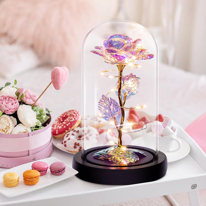 Timeless Love Rose™ – LED Glass Dome Flower Gift for Mom & Grandma