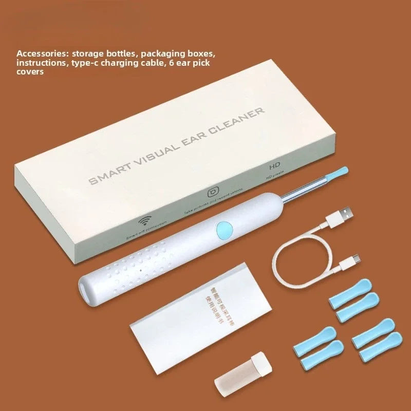 ClearView™ Smart Ear Cleaner – HD Camera Ear Wax Removal Tool with Real-Time Visual Inspection