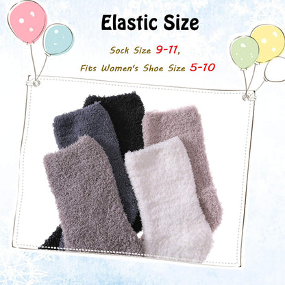 Cozy Cloud Socks™ – Super Soft Plush Slipper Socks for Women