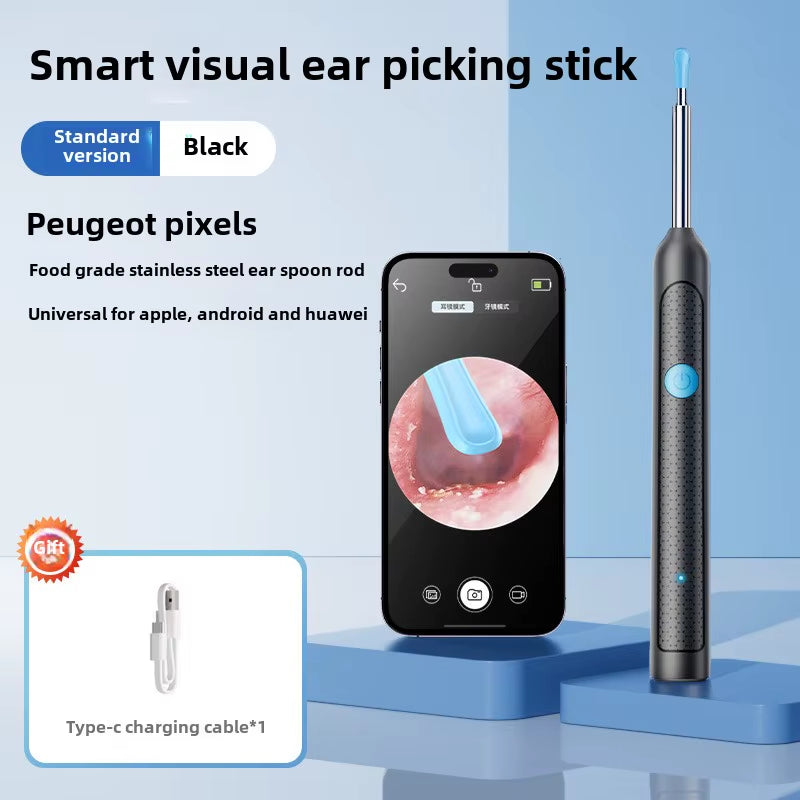 ClearView™ Smart Ear Cleaner – HD Camera Ear Wax Removal Tool with Real-Time Visual Inspection