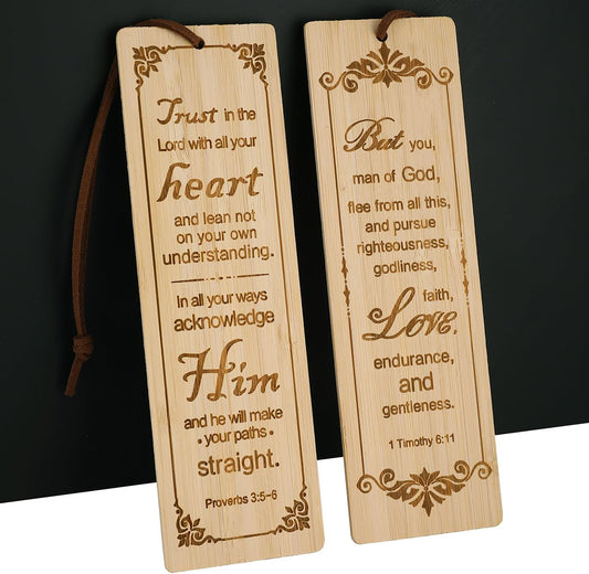 Handcrafted Bamboo Bible Bookmarks™ – Meaningful Christian Gifts