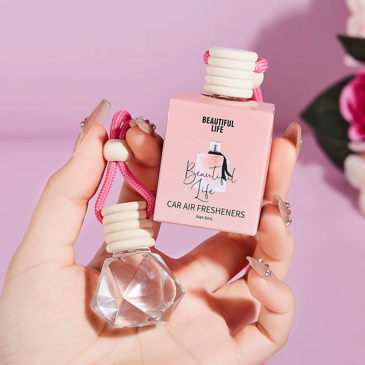 Pink Luxe™ Car Perfume Diffuser – Long-Lasting Freshness & Style for Every Drive