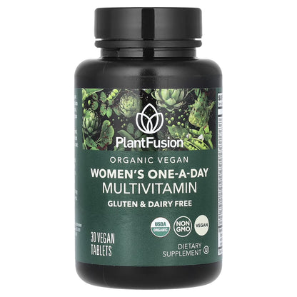 Women'S One-A-Day Multivitamin, Organic Vegan, 30 Vegan Tablet