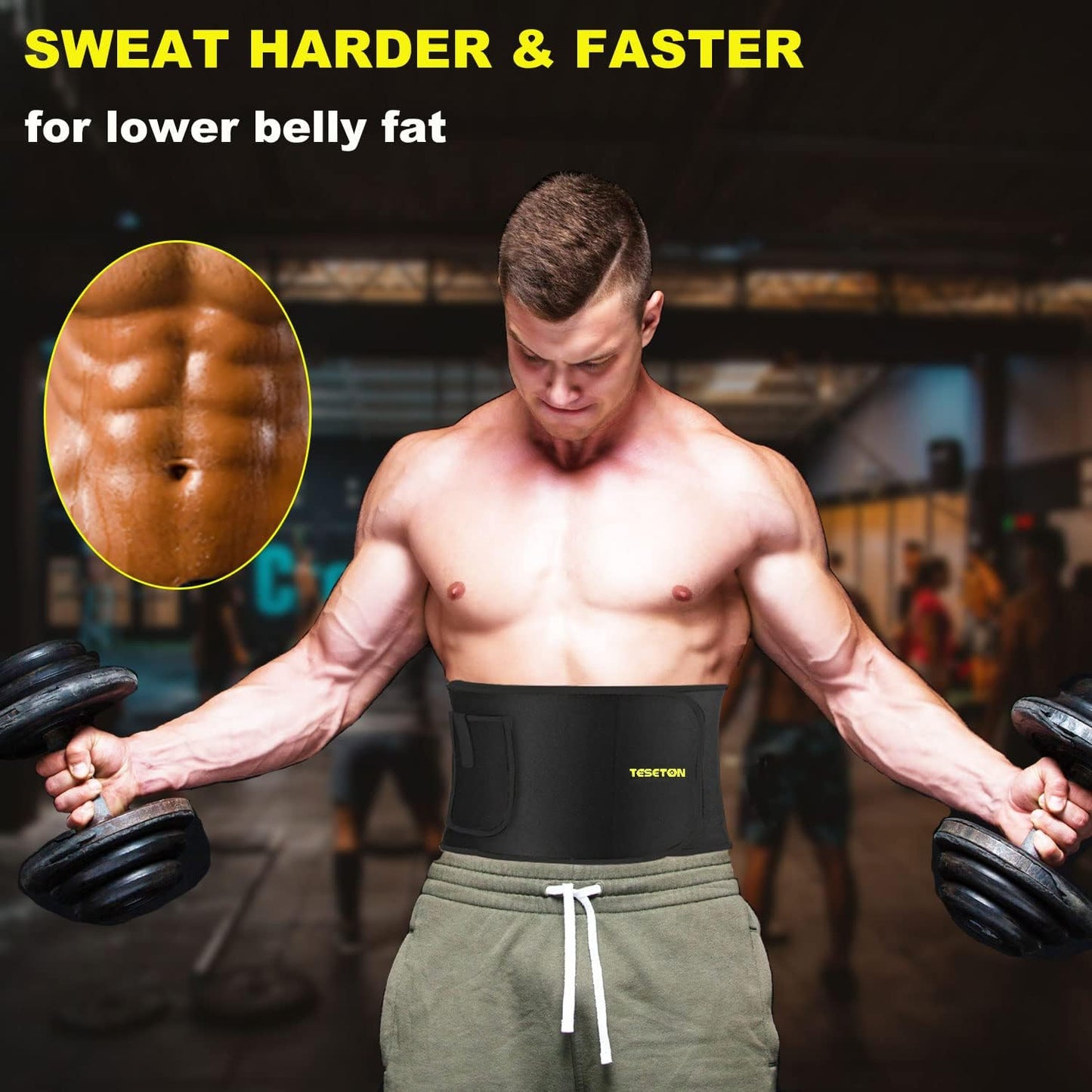 CoreFlex™ Waist Trimmer Belt – Sweat More, Train Harder & Support Your Fitness Goals