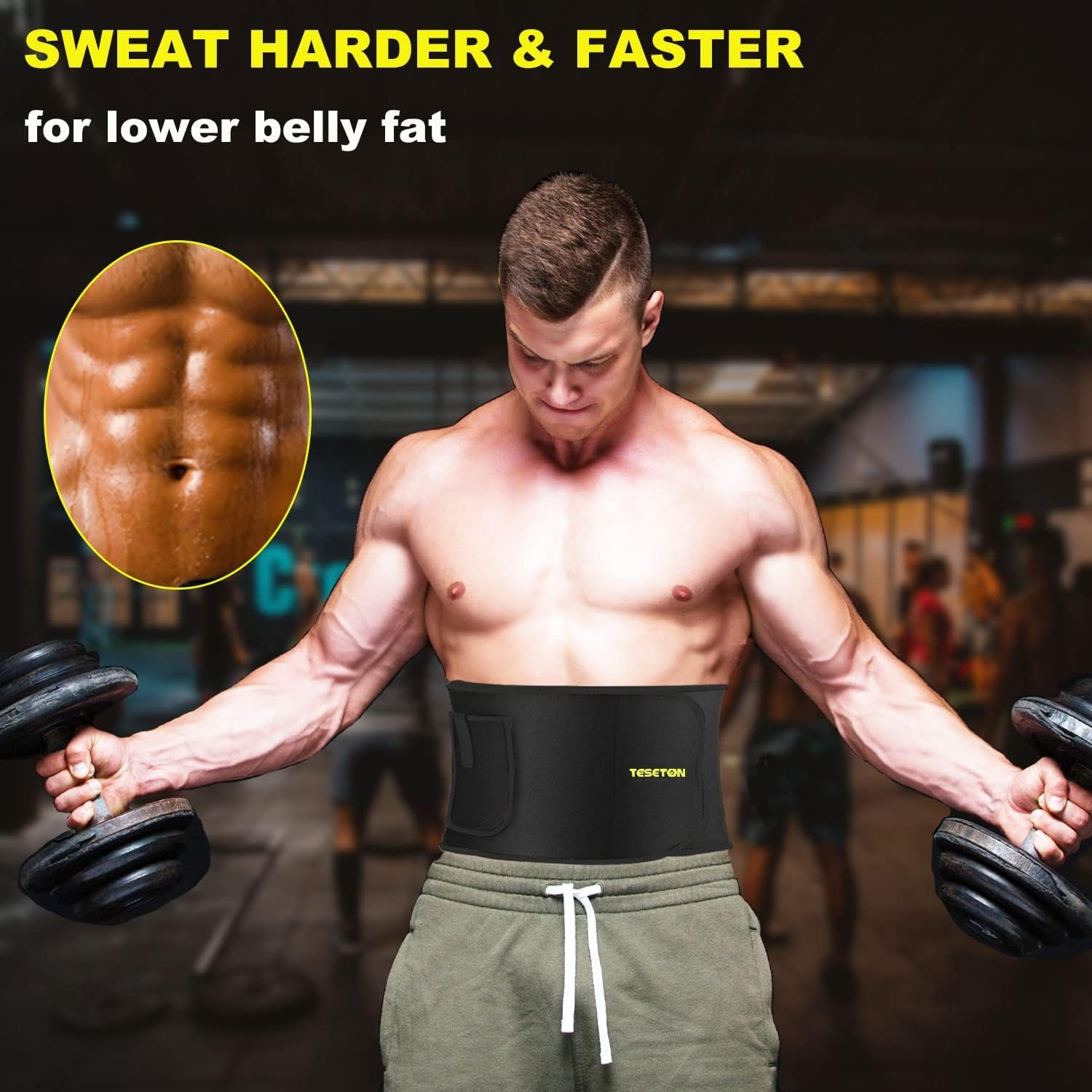 CoreFlex™ Waist Trimmer Belt – Sweat More, Train Harder & Support Your Fitness Goals