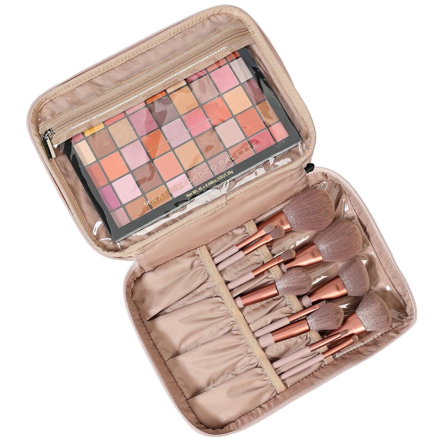 ### Beauty Essentials Travel Case™ – Double-Layer Makeup Organizer for Women