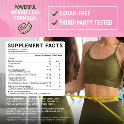 Fat Burner Gummies – Delicious Metabolism & Energy Support for Women