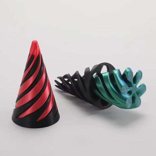 Infinity Helix™ 3D Kinetic Sculpture – Mesmerizing Stress Relief Desk Toy