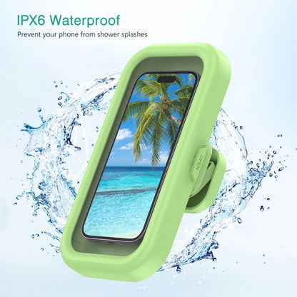 AquaView™ Waterproof Shower Phone Holder – 360° Rotating Hands-Free Screen Mount for Shower, Bath & Kitchen