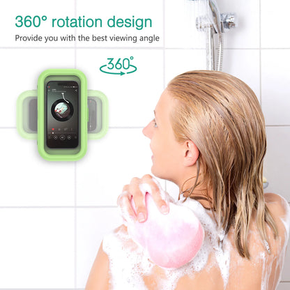 AquaView™ Waterproof Shower Phone Holder – 360° Rotating Hands-Free Screen Mount for Shower, Bath & Kitchen