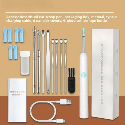 ClearView™ Smart Ear Cleaner – HD Camera Ear Wax Removal Tool with Real-Time Visual Inspection