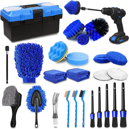 Ultimate Auto Detail Pro™ – 27-Piece Car Detailing & Deep Cleaning Kit for Interior & Exterior Care
